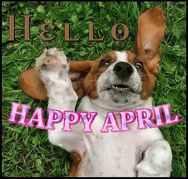 happy april gif